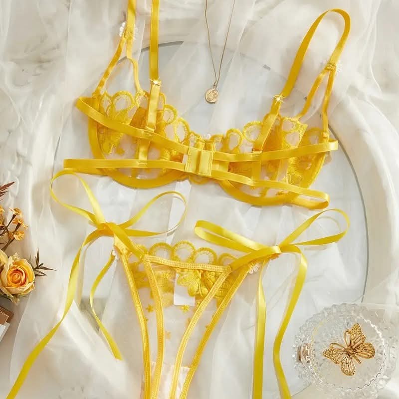 Sweet Flower Floral Pushup Summer Set with pantie.