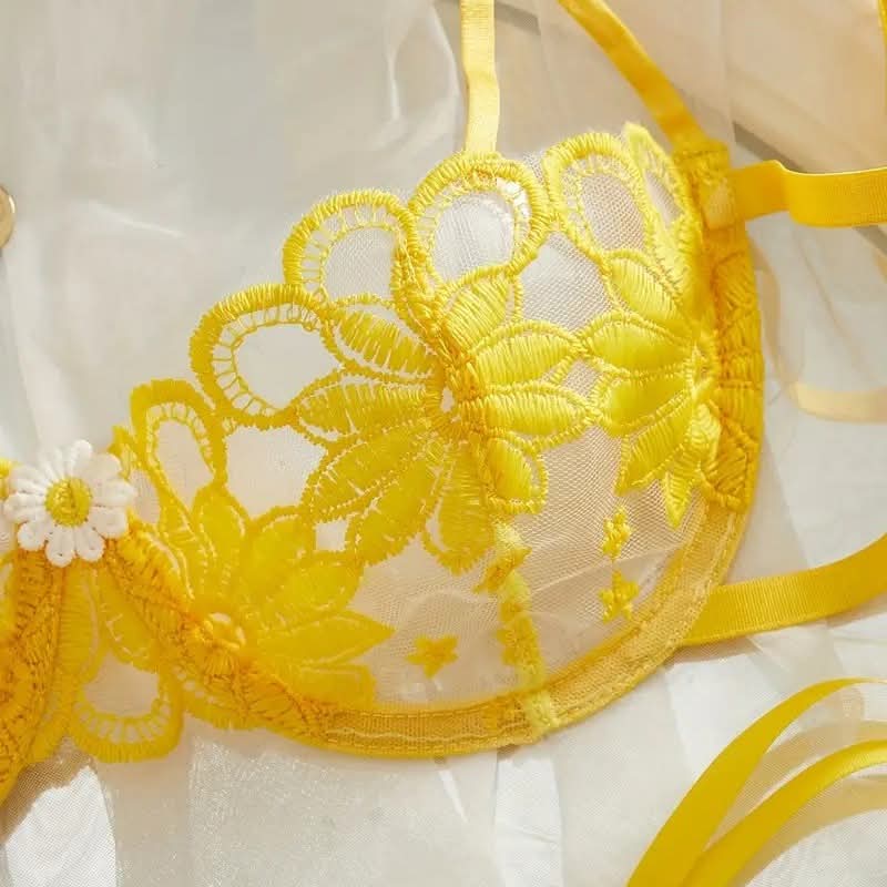 Sweet Flower Floral Pushup Summer Set with pantie.