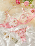 Sweet Flower Floral Pushup Summer Set with pantie.